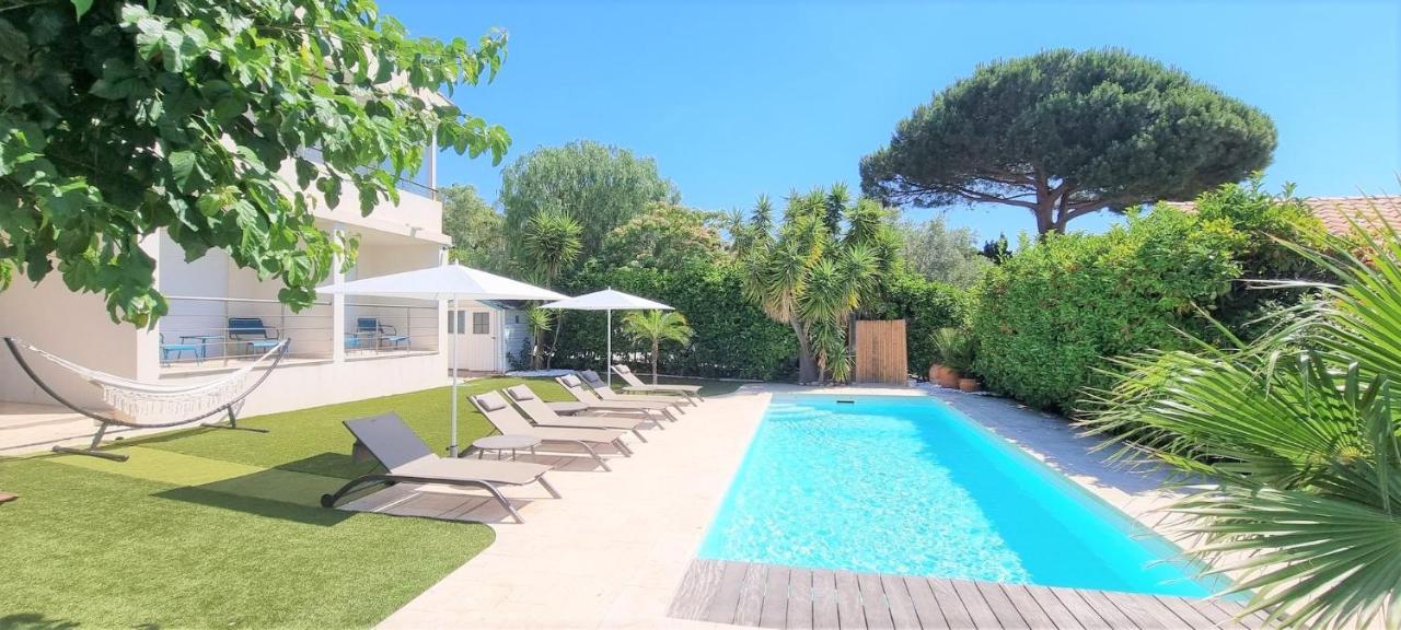 Villa Montfleuri, Vieille Ville A Pieds, Vue Mer, Piscine, 8 Pers Сент-Максим Экстерьер фото