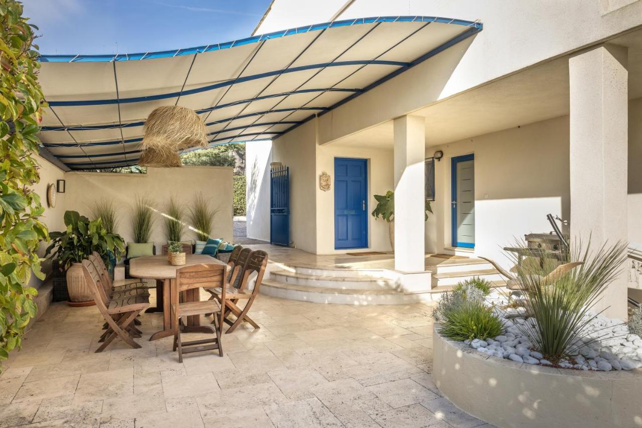 Villa Montfleuri, Vieille Ville A Pieds, Vue Mer, Piscine, 8 Pers Сент-Максим Экстерьер фото